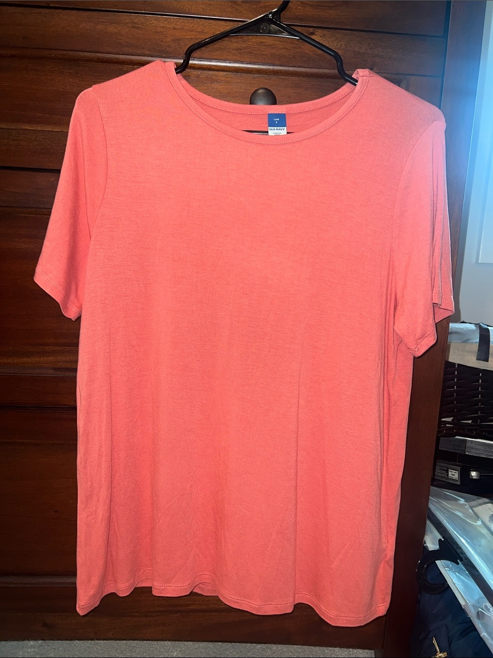 Women's orange Short Sleeve Crew Neck Tee